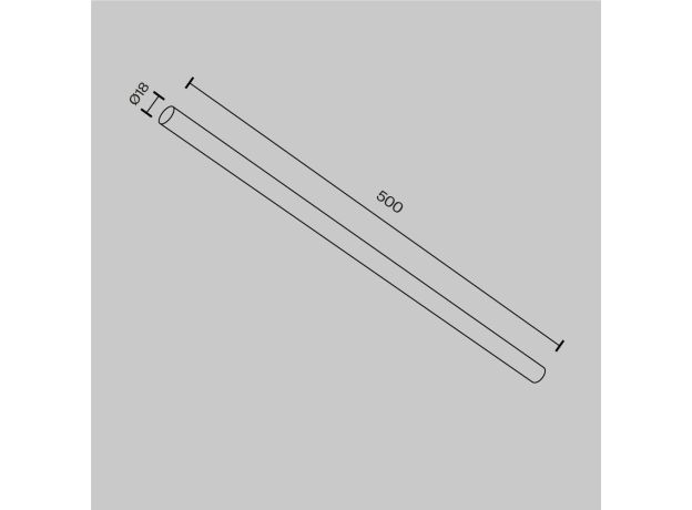 Трековое освещение Maytoni CA001-L500-B Accessories for system Axity