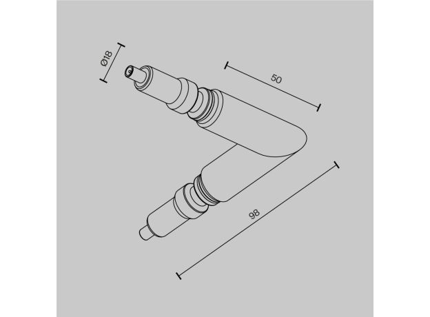Трековое освещение Maytoni CA006EC-BS Accessories for system Axity