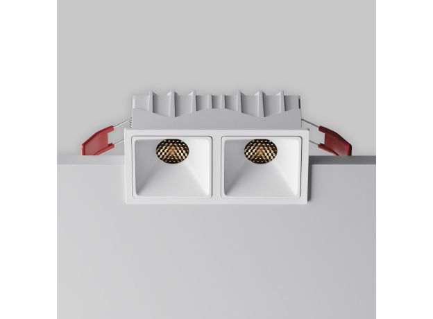 Точечные светильники Maytoni DL043-02-10W3K-SQ-W-1 Alfa LED