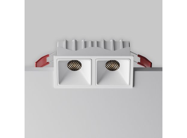 Точечные светильники Maytoni DL043-02-10W4K-SQ-W-1 Alfa LED