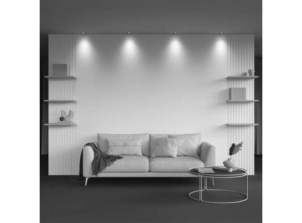 Точечные светильники Maytoni DL058-7W2.7K-TRS-B Round