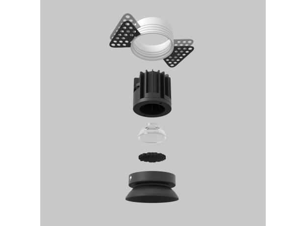 Точечные светильники Maytoni DL058-7W2.7K-TRS-B Round