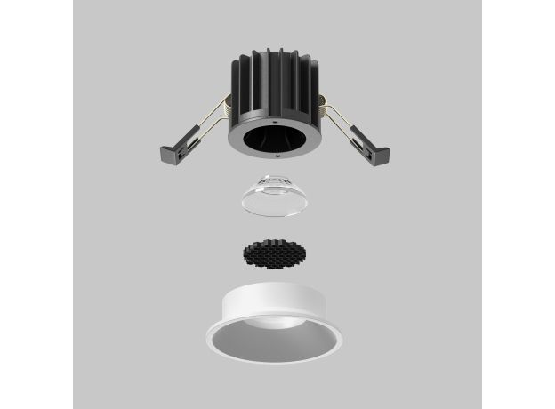 Точечные светильники Maytoni DL058-7W2.7K-W Round