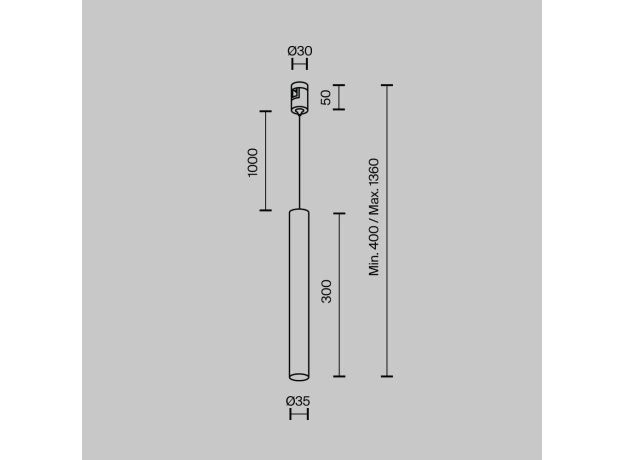 Трековое освещение Maytoni TR155-1-5W3K-BS FOCUS LED