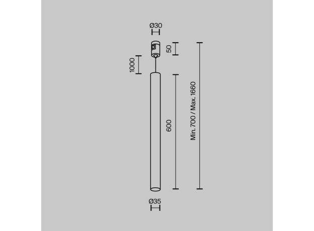 Трековое освещение Maytoni TR156-1-5W3K-BS FOCUS LED