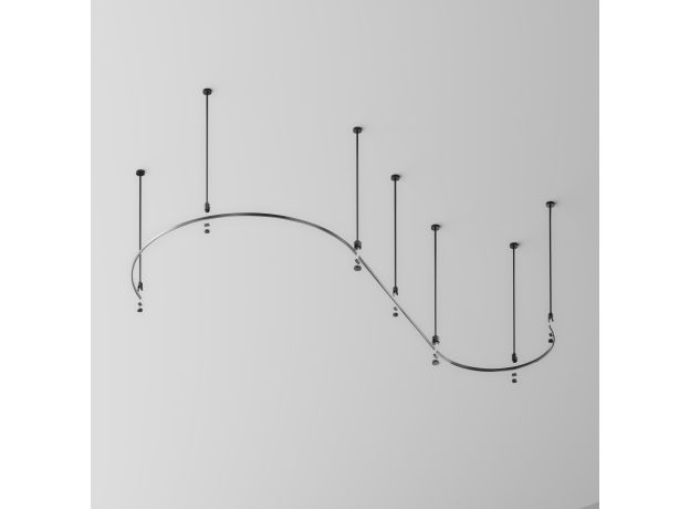 Трековое освещение Maytoni TRX154-2SR-D1200-B Busbar trunkings Flarity