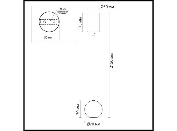 Подвесные светильники Odeon Light 4359/5L DEX