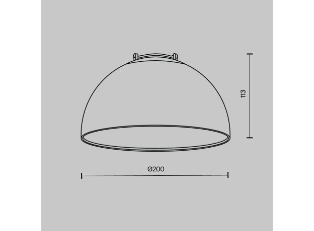 Трековое освещение Maytoni TR126B-20W4K-W Bowl