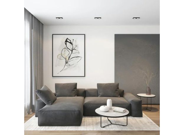 Точечные светильники Denkirs DK2092-BK FLAT