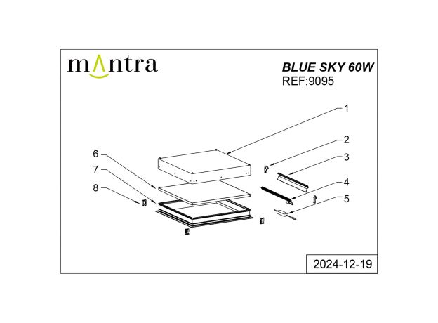 Точечные светильники Mantra 9095 BLUE SKY