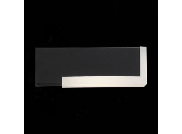 SL096.401.02 Светильник уличный настенный ST-Luce Черный/Белый LED 1*6W 4000K POSTO