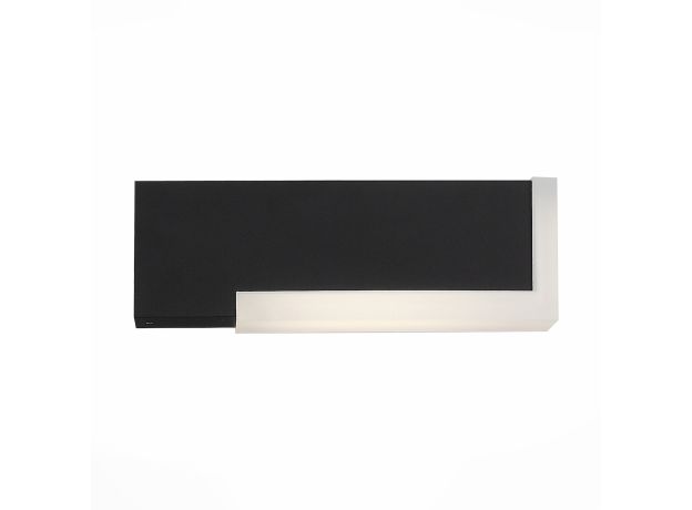 SL096.401.02 Светильник уличный настенный ST-Luce Черный/Белый LED 1*6W 4000K POSTO