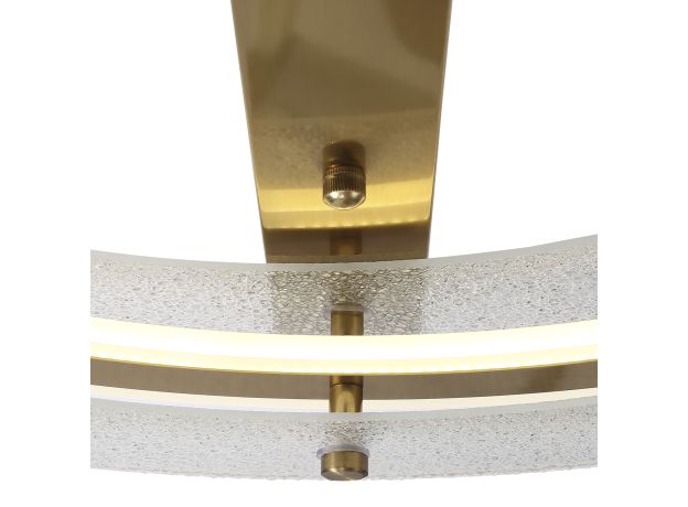 SL6245.212.01 Светильник потолочный ST-Luce золотистый/Прозрачный LED 1*40W 4000K FAGY