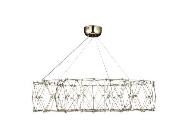 SL6602.203.72 Светильник подвесной ST-Luce Золотистый/Прозрачный LED 1*72W 4000K GRAVETTA