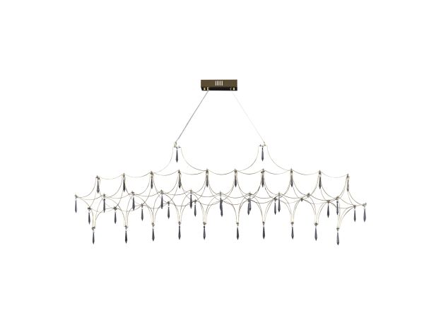 SL6603.203.23 Светильник подвесной ST-Luce Золотистый/Прозрачный LED 1*23W 4000K GRAVETTA
