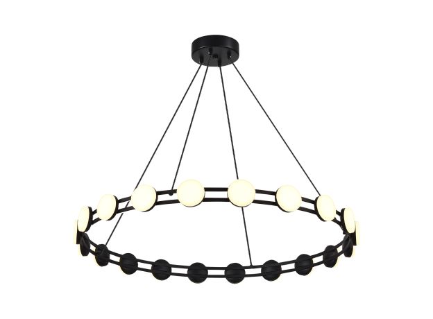 SL6610.403.20 Светильник подвесной ST-Luce черный/белый LED 1*40W 4000K MONRO