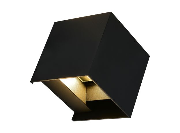 SL9513.401.01 Светильник уличный настенный ST-Luce черный/черный LED 1*10W 2700K