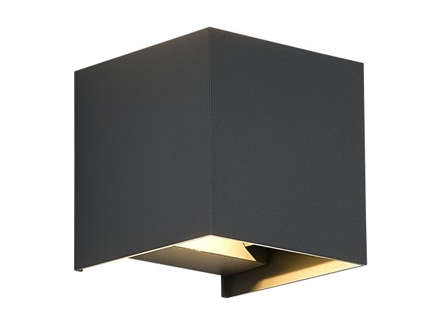 SL9513.701.01 Светильник уличный настенный ST-Luce серый/серый LED 1*10W 2700K