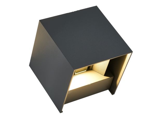SL9513.701.01 Светильник уличный настенный ST-Luce серый/серый LED 1*10W 2700K