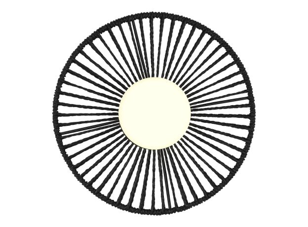 SLE6022-401-01 Светильник настенный черный/черный, белый G9 LED 1*5W LOOM