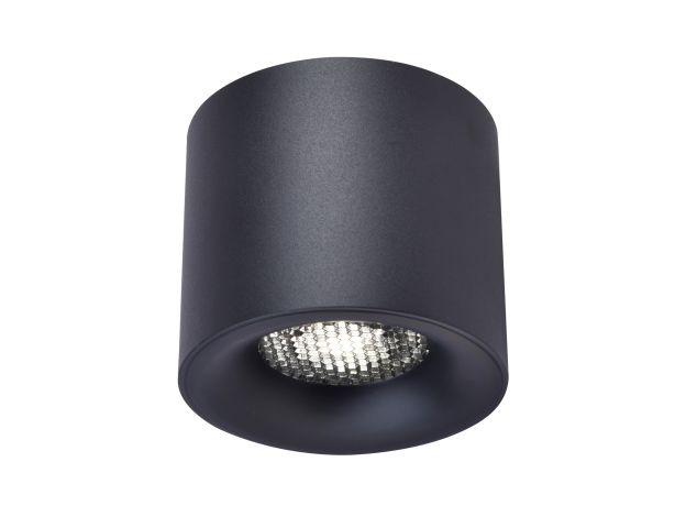 ST761.433.10 Светильник потолочный черный LED 1*10W 3000K 600Lm Ra 36° IP20 D80xH70 170-240VV