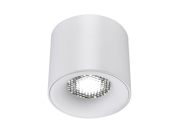 ST761.543.10 Светильник потолочный белый LED 1*10W 4000K 450Lm Ra 36° IP20 D80xH70 170-240VV