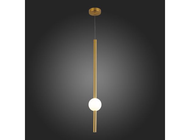 Уценка SL1222.233.01 Светильник подвесной ST-Luce Золотистый/Золотистый, Белый LED 1*18W 4000K ANGURRA