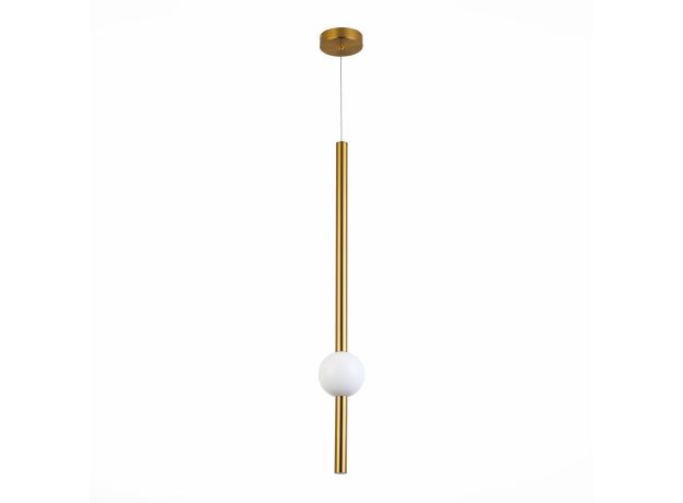 Уценка SL1222.233.01 Светильник подвесной ST-Luce Золотистый/Золотистый, Белый LED 1*18W 4000K ANGURRA