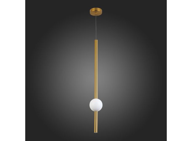 Уценка SL1222.233.01 Светильник подвесной ST-Luce Золотистый/Золотистый, Белый LED 1*18W 4000K ANGURRA