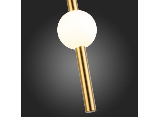 Уценка SL1222.233.01 Светильник подвесной ST-Luce Золотистый/Золотистый, Белый LED 1*18W 4000K ANGURRA