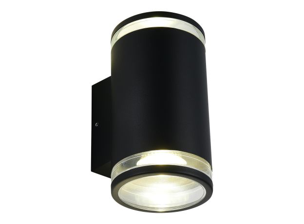 SL9009.401.02 Светильник уличный настенный ST-Luce черный/белый GU10 2*50W TUBO