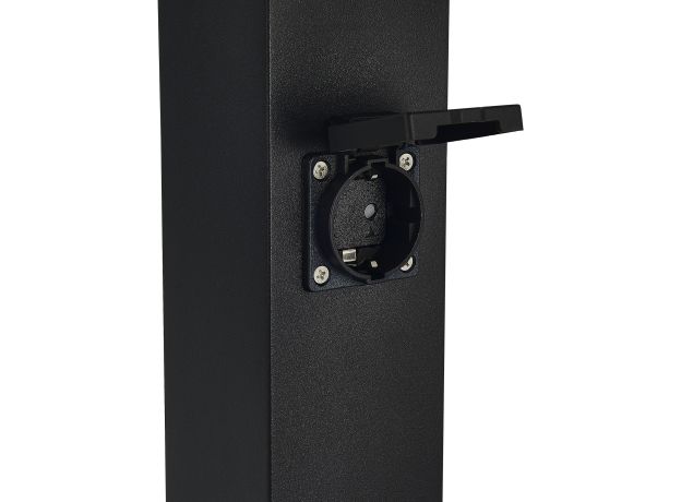 SL9012.405.00 Столб уличный 2 розетки ST-Luce черный 3500W SOCKET
