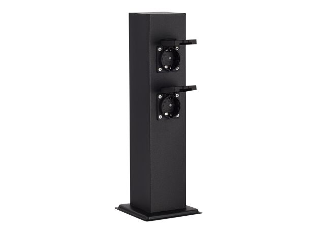 SL9012.415.00 Столб уличный 4 розетки ST-Luce черный 3500W SOCKET