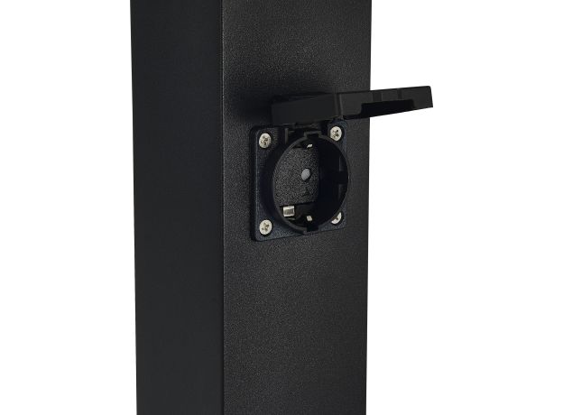 SL9012.415.00 Столб уличный 4 розетки ST-Luce черный 3500W SOCKET