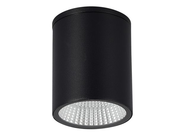 SL9514.412.01 Светильник уличный потолочный ST-Luce черный/белый LED 1*12W 3000K/4000K/6500K