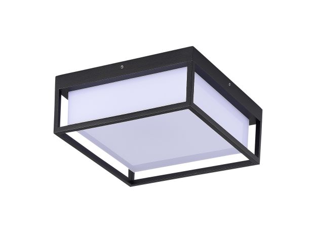 SL9517.402.01 Светильник уличный потолочный ST-Luce черный/белый LED 1*20W 3000K/4000K/5000K