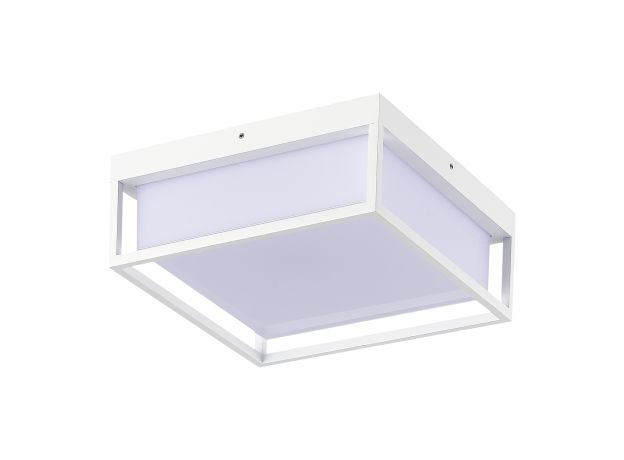 SL9517.502.01 Светильник уличный потолочный ST-Luce белый/белый LED 1*20W 3000K/4000K/5000K
