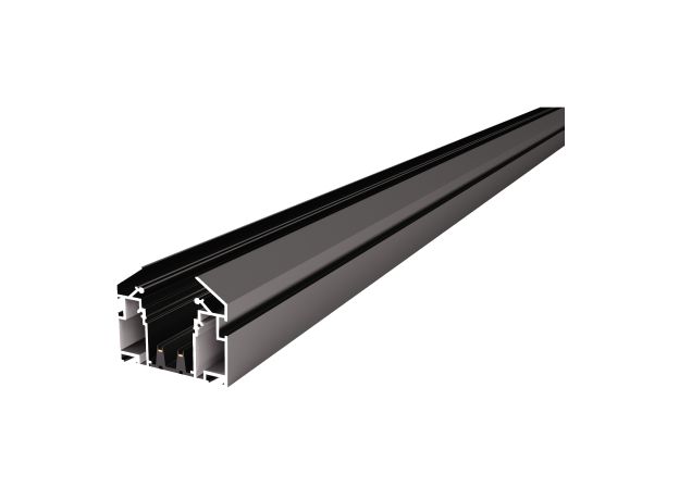 ST046.419.02 Шинопровод 220 под натяжной потолок  ST-Luce Черный Длина 1000мм (Заглушки 2+2 в ком) SKYLINE 220
