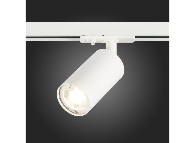ST300.506.01.1 Св-к трек. Белый GU10 1*50W  IP20 L100xW54xH142 220V Без ламп BASE
