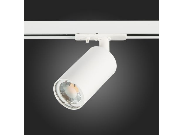 ST300.506.01.1 Св-к трек. Белый GU10 1*50W  IP20 L100xW54xH142 220V Без ламп BASE