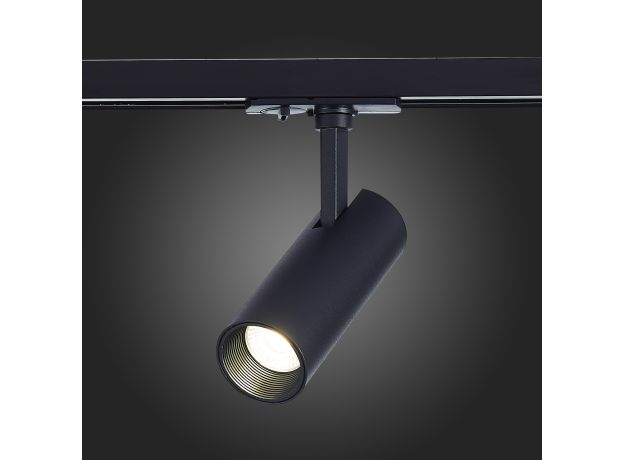 ST350.436.10.24 Св-к трек. Черный LED 1*10W 3000K 900Lm Ra?80 24° IP20 L137xW49xH171 100-240V BASE