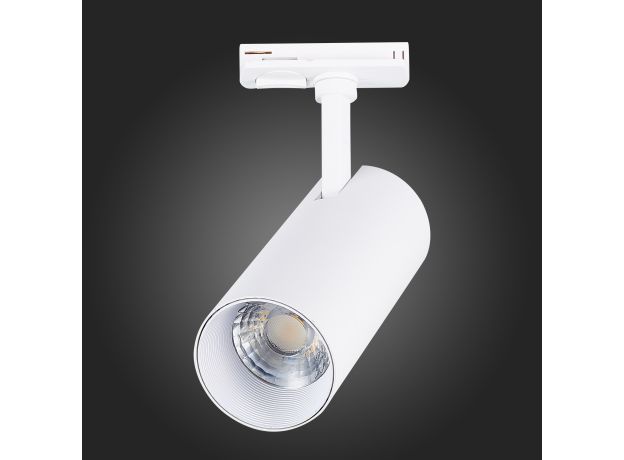ST350.536.20.24 Св-к трек. Белый LED 1*20W 3000K 1 800Lm Ra&gt;80 24о IP20 L158xW65xH193 100-240V BASE