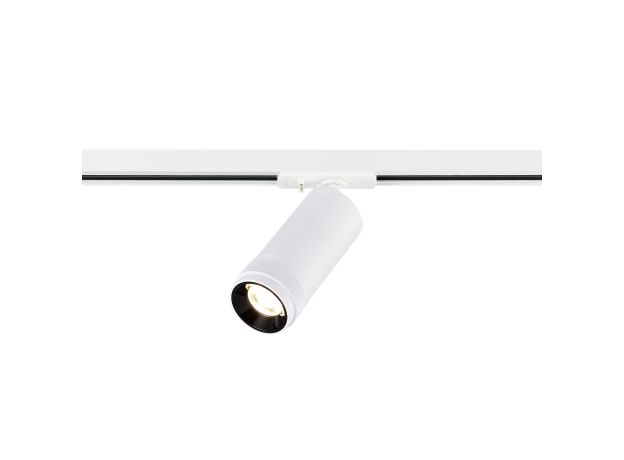 ST385.536.20 Св-к трек. Zoom Белый LED 1*20W 3000K 1 800Lm Ra 10-55° IP20 D65xH145 220V Однофазная трековая система