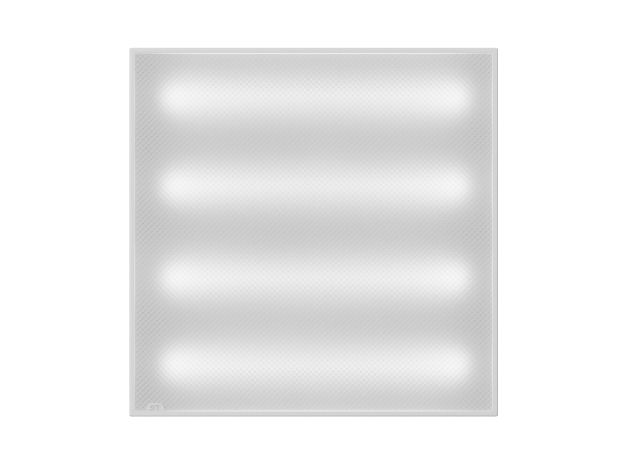 STP-A-1001-P-36-4K-40 Св-к ДВО ST Luce STANDART IP40 595*595*40мм 36Вт 4200лм 4000К призма(Армстронг Коммерческое освещение