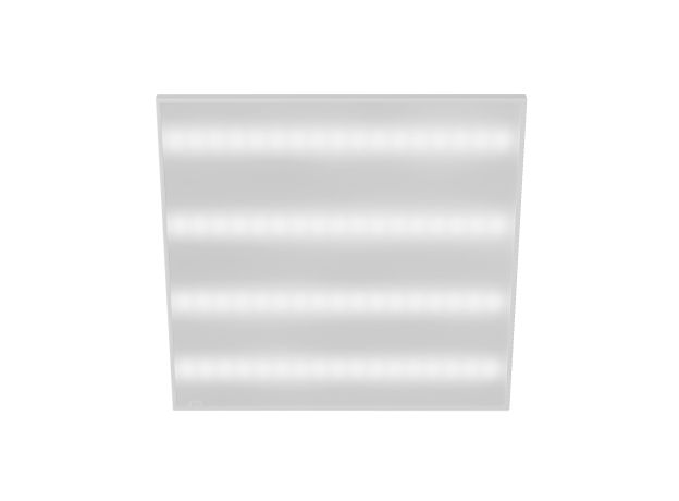 STP-A-1009-O-27-4K-40 Свет-к ДВО ST Luce STANDART IP40 595*595*19мм 27Вт 3200лм 4000К опал(Армстронг Коммерческое освещение
