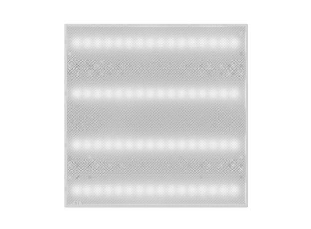 STP-A-1009-P-36-65K-40 Светильник ДВО ST Luce STANDART IP40 595*595*19 мм 36Вт 4200лм 6500К призма ( Коммерческое освещение