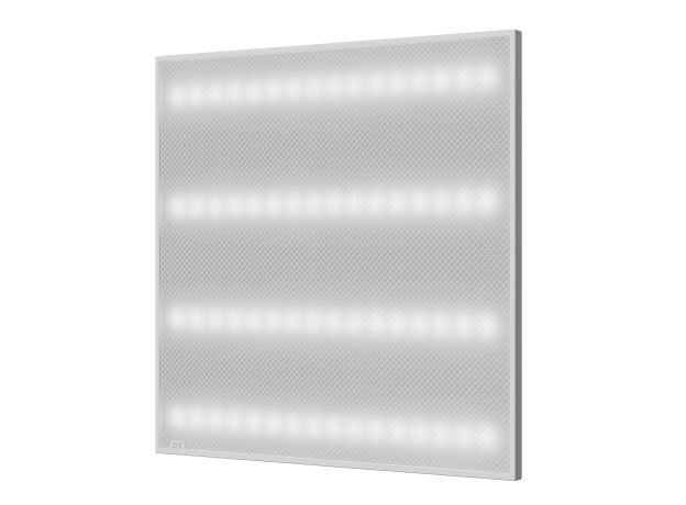 STP-A-1009-P-36-65K-40 Светильник ДВО ST Luce STANDART IP40 595*595*19 мм 36Вт 4200лм 6500К призма ( Коммерческое освещение