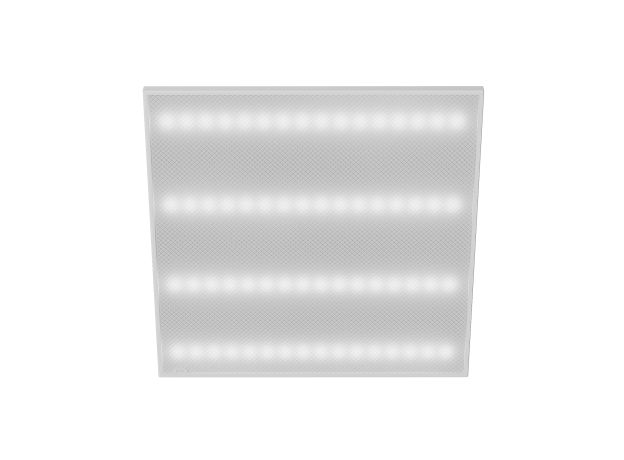 STP-A-1009-P-36-65K-40 Светильник ДВО ST Luce STANDART IP40 595*595*19 мм 36Вт 4200лм 6500К призма ( Коммерческое освещение