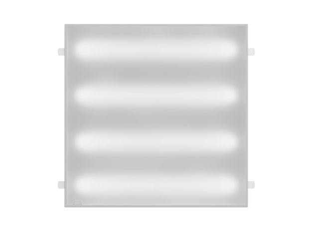 STP-G-1001-O-36-4K-40 Св-к ДВО ST Luce STANDART IP40 590*590*40мм 36Вт 4200лм 4000К опал (Грильято) Коммерческое освещение