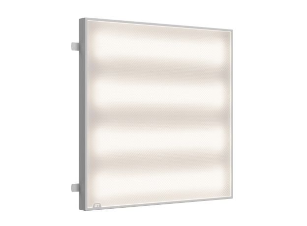 STP-G-1001-P-36-4K-40 Св-к ДВО ST Luce STANDART IP40 590*590*40мм 36Вт 4200лм 4000К призма(Грильято) Коммерческое освещение